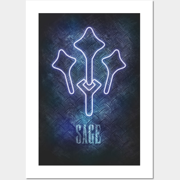 Sage Soul Crystal FFXIV Wall Art by AshnoAlice